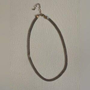 Sterling Silver Mesh Necklace
